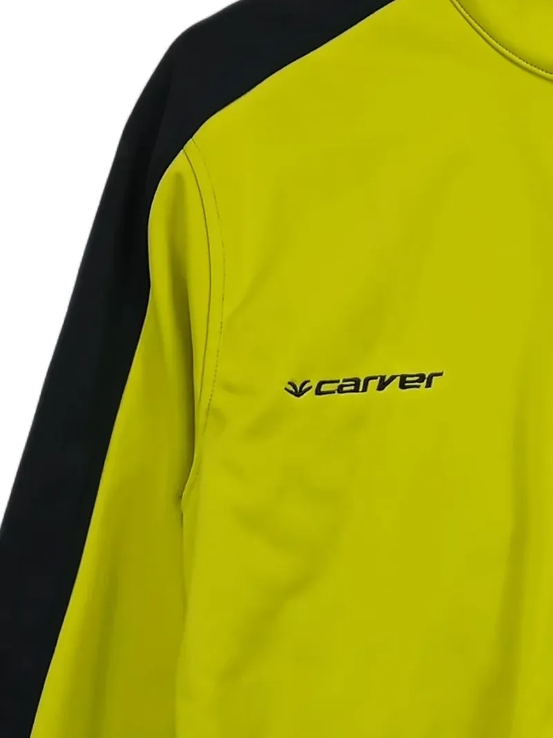 Carver Herren Sportjacke Fahrradjacke Gelb Gr. L Polyester 3