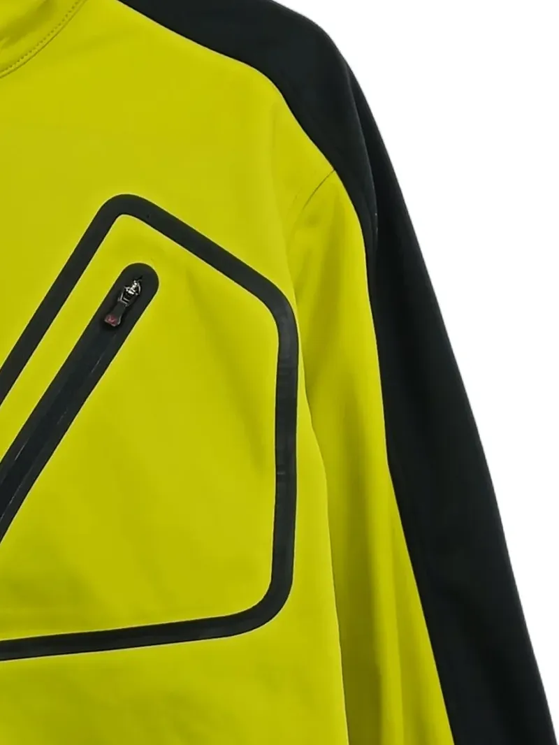 Carver Herren Sportjacke Fahrradjacke Gelb Gr. L Polyester 4