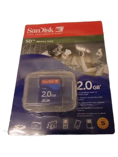 SanDisk SD Speicherkarte 2.0GB Blau