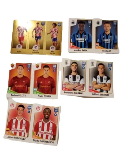 Panini FIFA 365 Sammelsticker Sammelkarten Fußballspieler Mehrfarbig 10 Stück