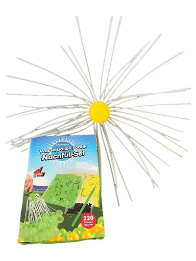 EASYmaxx Wasserballon-Fabrik Nachfüll-Set 220 Wasserballons Grün Gelb
