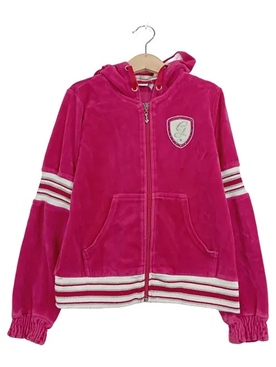 Geox Mädchen Trainingsjacke Kapuzenpullover Pink Gr. 128 (8 Jahre)