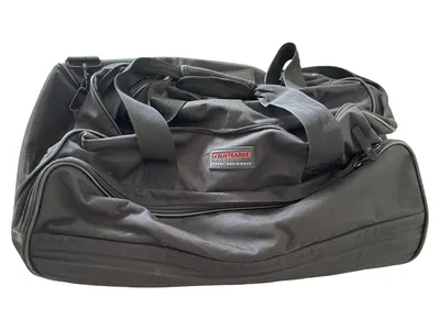 AVANTGARDE Sporttasche Reisetasche Schwarz Polyester 65x35cm Praktisch
