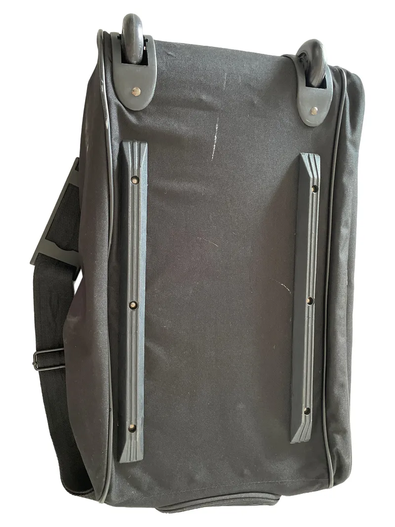 AVANTGARDE Sporttasche Reisetasche Schwarz Polyester 65x35cm Praktisch 4