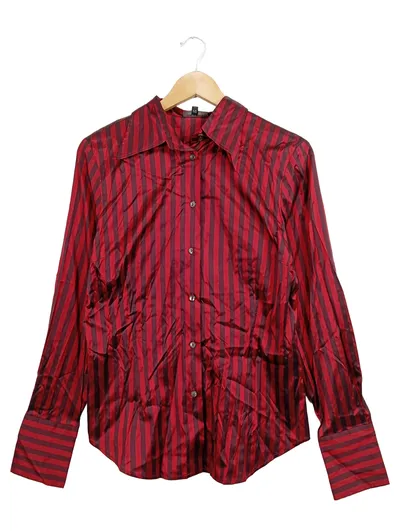 Windsor Damen Business Hemd Rot Gestreift Langarm Gr. 40/L Elegant