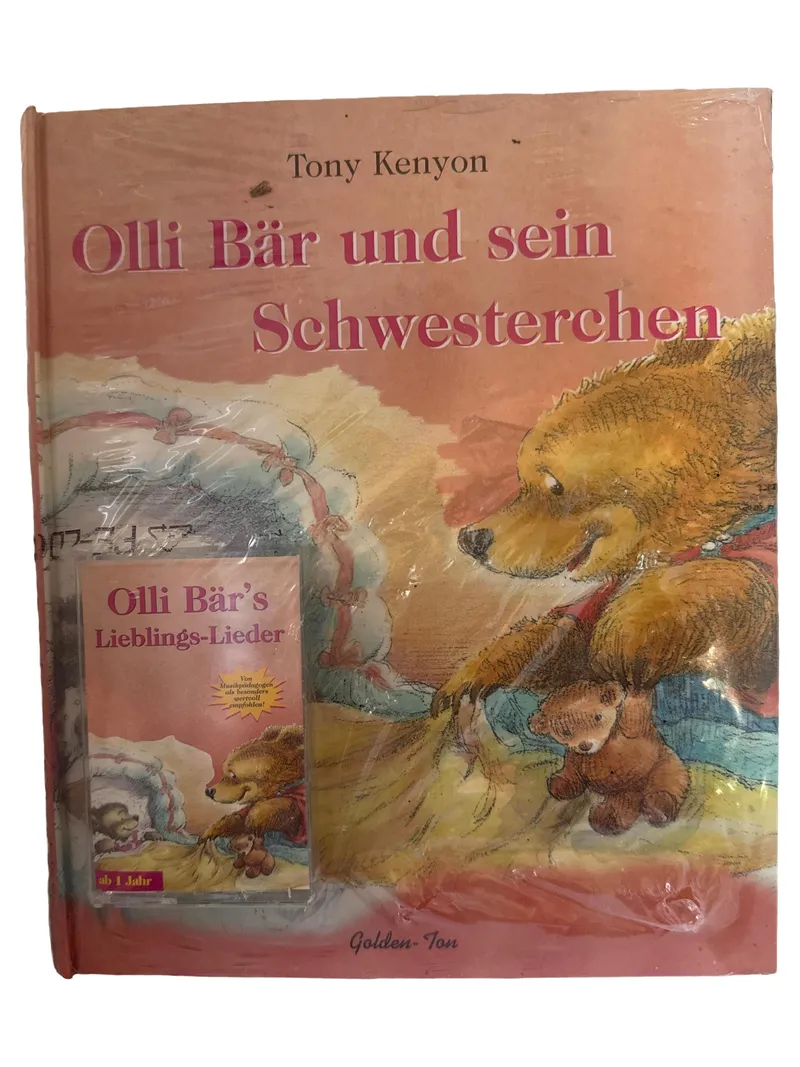 Olli Bär und sein Schwesterchen Tony Kenyon Babybuch mit Kassette ab 1 Jahr 1
