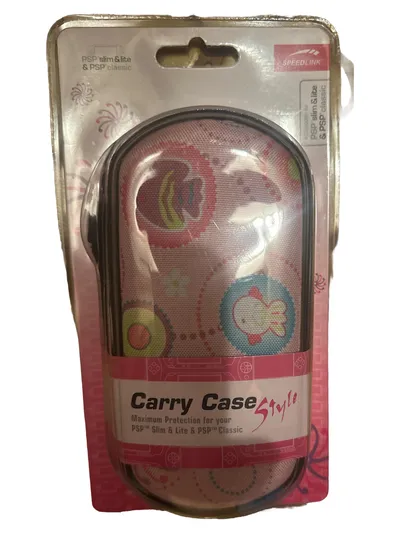 Speedlink Handytasche für PSP Slim & Lite & Classic Carry Case Stoff Mehrfarbig