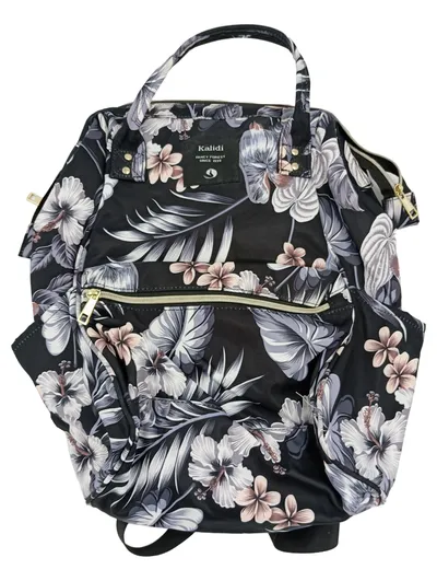 Kalidi Damen Rucksack Blumenmuster Mehrfarbig Freizeit Tasche