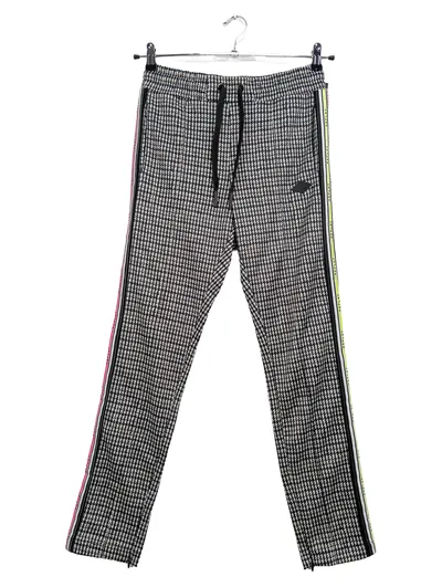 Replay Jogginghose Damen 32;XXS Hahnentritt Muster Seitenstreifen Modern