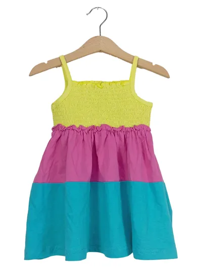 COOL CLUB Mädchen Sommerkleid Gr. 80 Baumwolle Mehrfarbig