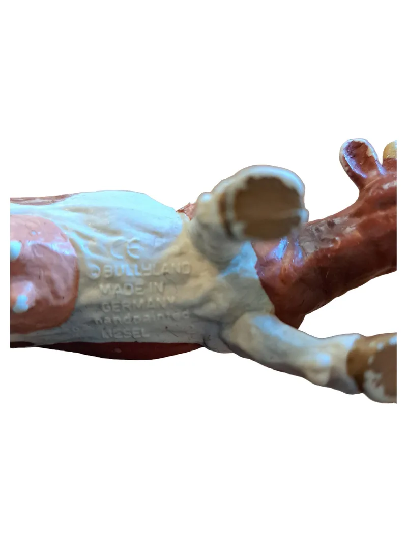 Bullyland Kuh braun-weiß gefleckt Spielfigur handbemalt Made in Germany 2