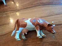 Bullyland Kuh braun-weiß gefleckt Spielfigur handbemalt Made in Germany 4