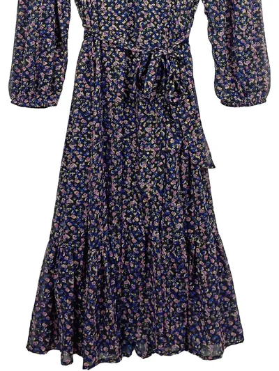Saint Tropez Damen Freizeitkleid Blumenmuster Gr. 36/S Mehrfarbig Casual