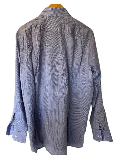 Pierre Cardin Business Hemd Herren XL Blau Baumwolle Elegant