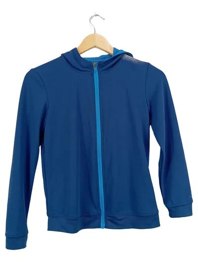 Energetics Trainingsjacke Kinder Jungen Gr. 140 Blau Kapuzenjacke