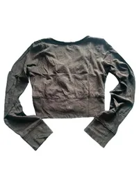 CKS Damen Langarmshirt Gr. 42/XL Braun Casual Baumwolle 2