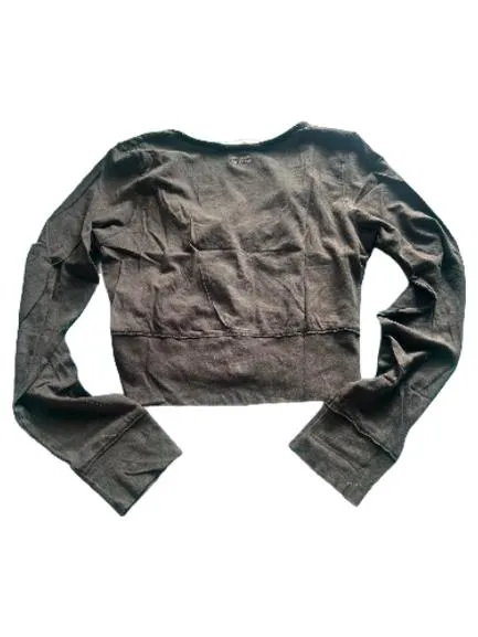 CKS Damen Langarmshirt Gr. 42/XL Braun Casual Baumwolle 2