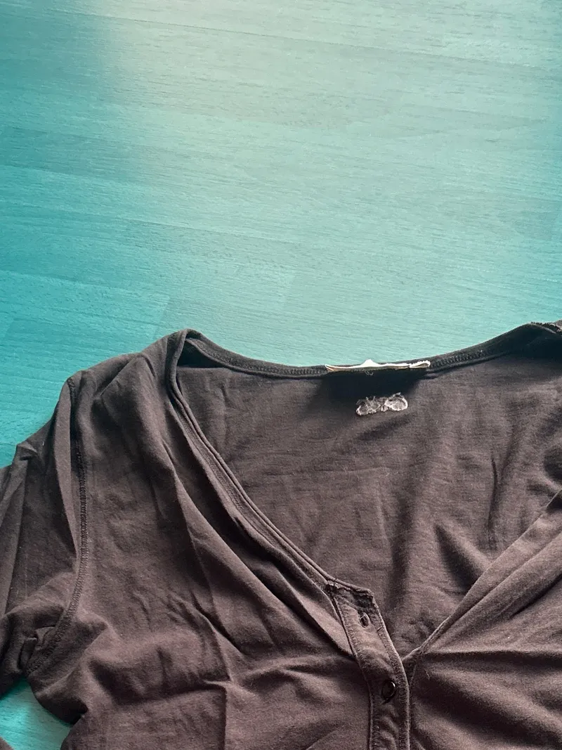 CKS Damen Langarmshirt Gr. 42/XL Braun Casual Baumwolle 5
