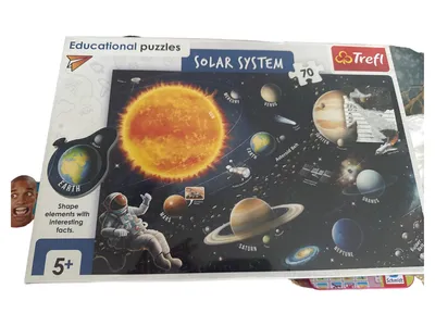 Trefl Lernpuzzle Sonnensystem 70 Teile Kinder ab 5 Jahre Educational Puzzle