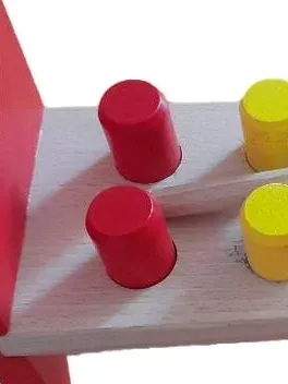 Eichhorn Klopfbank Holzspielzeug Kinder Motorikspielzeug Mehrfarbig Holz 3