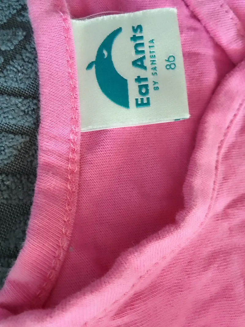 Eat Ants by Sanetta T-Shirt Mädchen Gr. 86 Pink Kurzarm Baumwolle 2