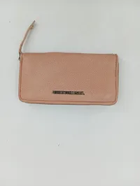 Taschendieb Wien Geldbörse Damen Leder Rosa Reißverschluss Portemonnaie 2