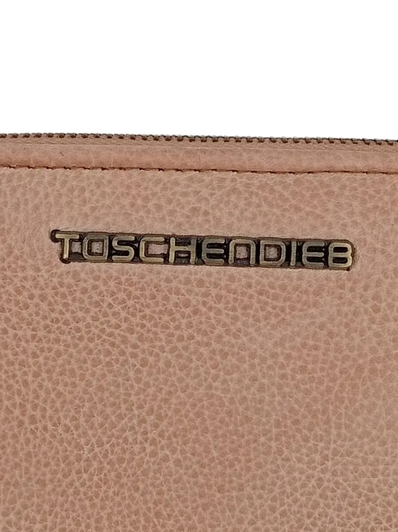 Taschendieb Wien Geldbörse Damen Leder Rosa Reißverschluss Portemonnaie 3