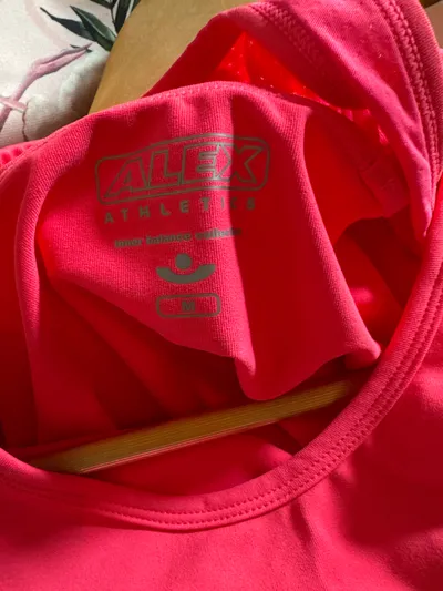 ALEX athletics Damen Sportshirt Pink Gr. 38/M Ärmellos Fitness Laufshirt