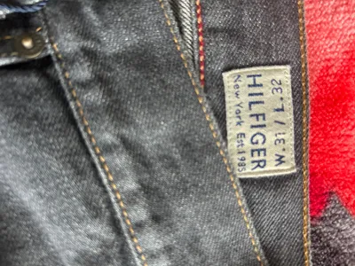 Hilfiger Herren Jeans Straight Leg Blau W31/L32 31x32 Casual