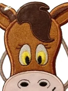 Pronty Crafts Applikation Pferd Aufnäher zum Aufbügeln Kinder