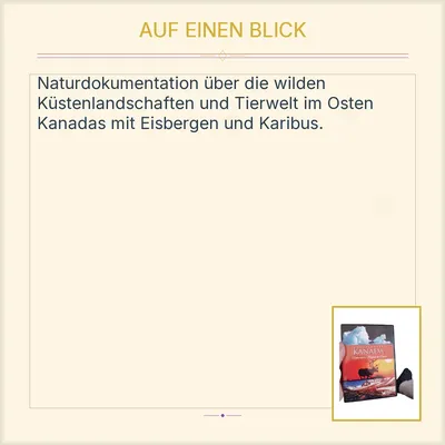 Ungezähmtes Kanada - Unberührte Küsten im Osten DVD Reader's Digest