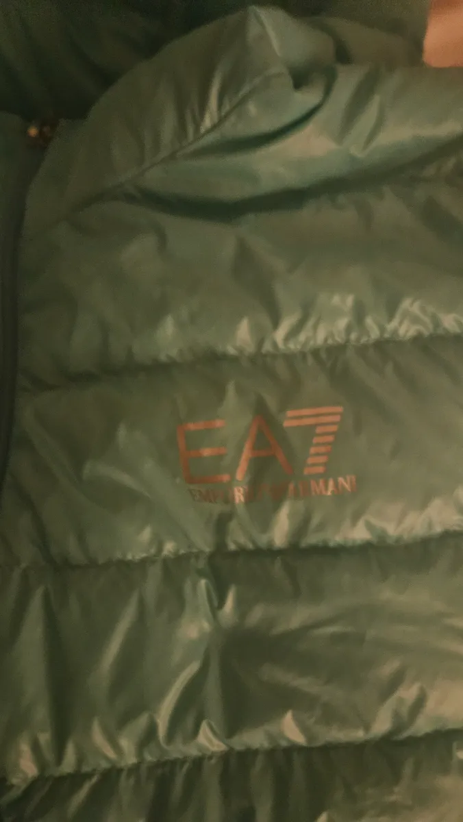 EA7 Emporio Armani Damen Steppjacke Daunenjacke Türkis Gr. L 42 2