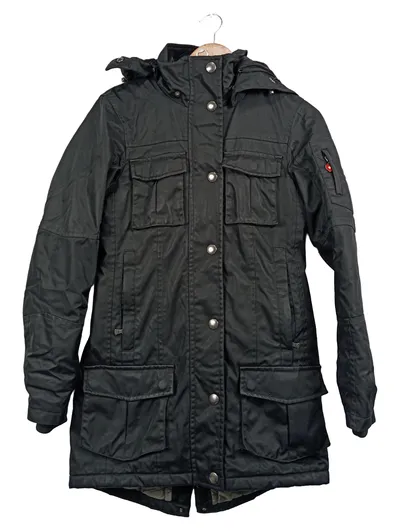 Wellensteyn Damen Parka Outdoor Jacke Schwarz Gr. 34/XS