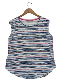 Broadway Damen T-Shirt Gestreift Mehrfarbig Gr. 38/M Casual 1