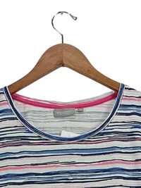 Broadway Damen T-Shirt Gestreift Mehrfarbig Gr. 38/M Casual 2