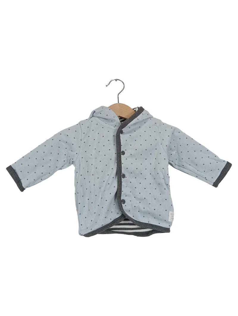 Feetje Baby Strickjacke Kinder Gr. 56 Blau Casual Kapuze 1