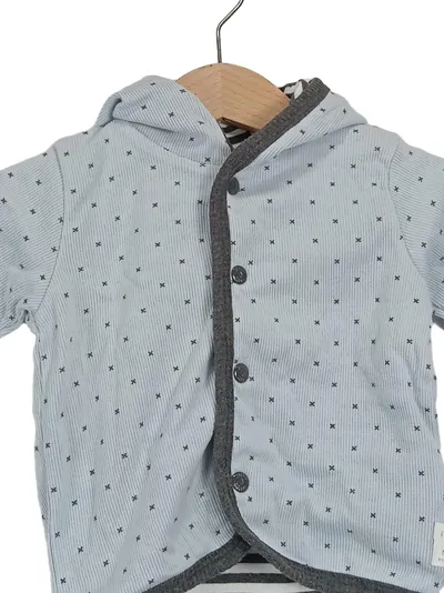 Feetje Baby Strickjacke Kinder Gr. 56 Blau Casual Kapuze
