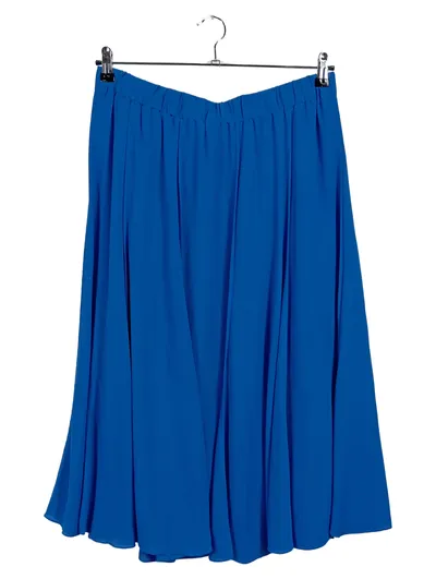 Steffen Schraut Damen Faltenrock Gr. 42 Blau Elegant Midirock Polyester