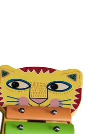 Djeco Xylophon Katze Musikinstrument Kinder Spielzeug Mehrfarbig Holz 2