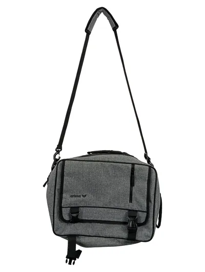 ERIMA Umhängetasche Sportlich Grau Polyester Messenger Bag 50x40cm