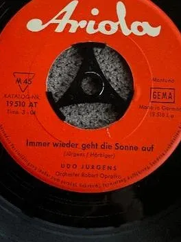 Udo Jürgens - Immer wieder geht die Sonne auf - Ariola 19510 AT Vinyl Single