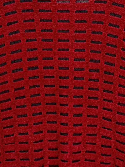 JOYE + FUN Damen Pullover Rollkragen Lochmuster Rot Gr. S 36