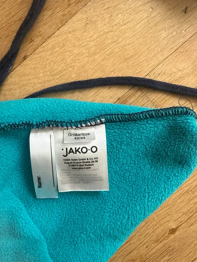 JAKO-O Fleece Zipfelmütze Kinder Gr. 42/44 Petrol Outdoor Mütze