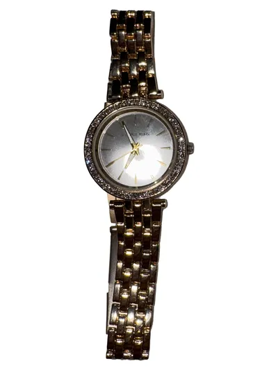 Michael Kors Damenuhr Elegant Goldfarben Armbanduhr Strasssteine