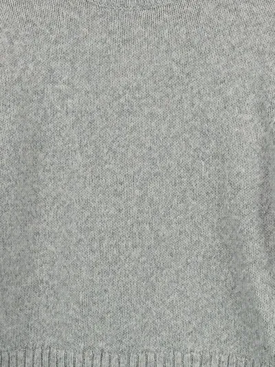 Monki Damen Pullover Gr. 36/S Grau Casual Langarm Strick