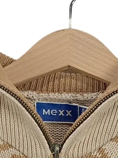 MEXX Kinder Pullover Gr. 104 Mehrfarbig Gestreift Reißverschluss Casual