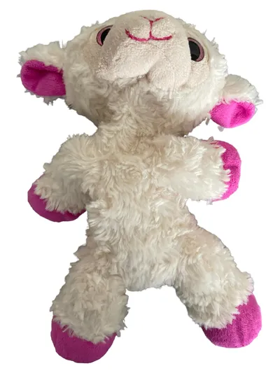 Besttoy Kuscheltier Schaf Plüschtier weiß pink 11 cm Stofftier Baby Kinder