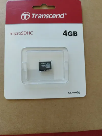Transcend MicroSDHC Speicherkarte 4GB Class 4
