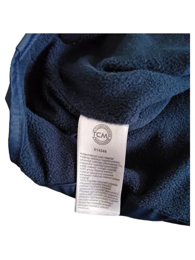 TCM Tchibo Regenhose Kinder Latzhose Gr. 86/92 Blau Fleece gefüttert