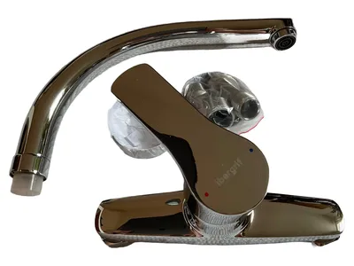 Ibergrif Duscharmatur Silber Einhebelmischer Badarmatur HU10R999-66-D